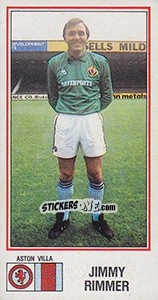 Sticker Jimmy Rimmer - UK Football 1982-1983 n. 24 - Panini