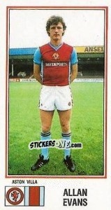 Cromo Allan Evans - UK Football 1982-1983 - Panini