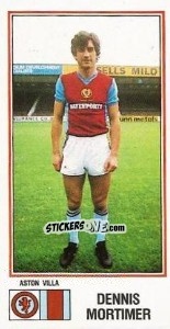 Cromo Dennis Mortimer - UK Football 1982-1983 - Panini