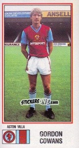 Figurina Gordon Cowans - UK Football 1982-1983 n. 30 - Panini