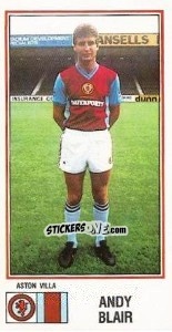 Sticker Andy Blair - UK Football 1982-1983 - Panini