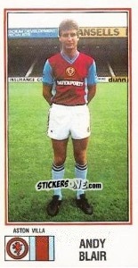 Figurina Andy Blair - UK Football 1982-1983 n. 32 - Panini