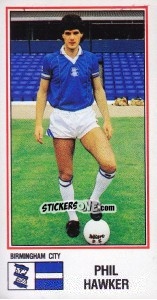 Figurina Phil Hawker - UK Football 1982-1983 - Panini