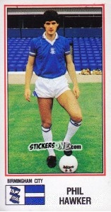 Cromo Phil Hawker - UK Football 1982-1983 n. 42 - Panini