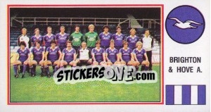 Sticker Team - UK Football 1982-1983 - Panini