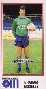 Figurina Graham Moseley - UK Football 1982-1983 n. 56 - Panini