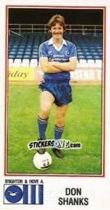 Sticker Don Shanks - UK Football 1982-1983 - Panini