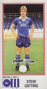 Figurina Steve Gatting - UK Football 1982-1983 - Panini