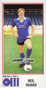 Sticker Neil McNab - UK Football 1982-1983 n. 64 - Panini