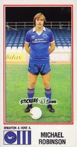 Sticker Michael Robinson - UK Football 1982-1983 - Panini