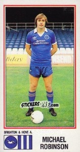 Sticker Michael Robinson - UK Football 1982-1983 n. 66 - Panini