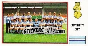 Sticker Team - UK Football 1982-1983 - Panini