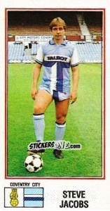 Figurina Steve Jacobs - UK Football 1982-1983 - Panini