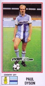 Figurina Paul Dyson - UK Football 1982-1983 - Panini