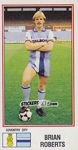 Sticker Brian Roberts - UK Football 1982-1983 n. 77 - Panini