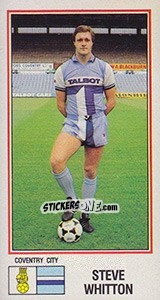 Figurina Steve Whitton - UK Football 1982-1983 - Panini