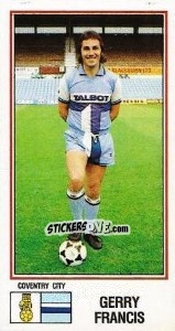 Sticker Gerry Francis - UK Football 1982-1983 - Panini