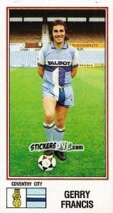 Sticker Gerry Francis - UK Football 1982-1983 n. 81 - Panini