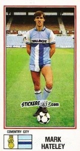Cromo Mark Hateley - UK Football 1982-1983 - Panini
