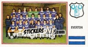 Figurina Team - UK Football 1982-1983 - Panini
