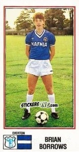 Sticker Brian Borrows - UK Football 1982-1983 n. 89 - Panini