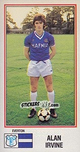 Figurina Alan Irvine - UK Football 1982-1983 - Panini