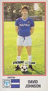 Sticker David Johnson - UK Football 1982-1983 n. 98 - Panini