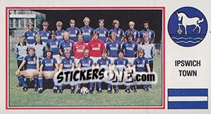 Figurina Team - UK Football 1982-1983 - Panini