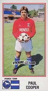 Sticker Paul Cooper - UK Football 1982-1983 - Panini