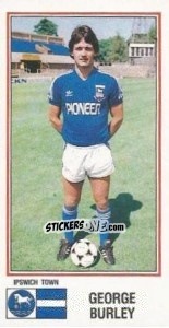 Sticker George Burley - UK Football 1982-1983 n. 105 - Panini