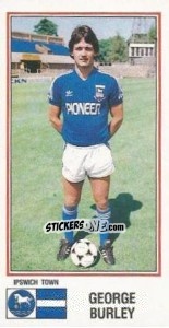 Sticker George Burley - UK Football 1982-1983 - Panini