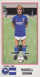 Sticker Russell Osman - UK Football 1982-1983 - Panini