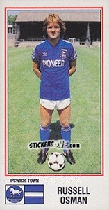 Sticker Russell Osman - UK Football 1982-1983 n. 108 - Panini
