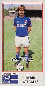 Figurina Kevin Steggles - UK Football 1982-1983 - Panini