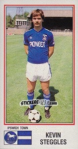 Sticker Kevin Steggles - UK Football 1982-1983 n. 109 - Panini