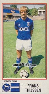 Sticker Frans Thijssen - UK Football 1982-1983 - Panini