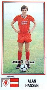 Sticker Alan Hansen - UK Football 1982-1983 n. 125 - Panini