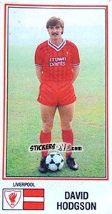 Sticker David Hodgson - UK Football 1982-1983 - Panini