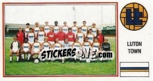 Sticker Team - UK Football 1982-1983 - Panini