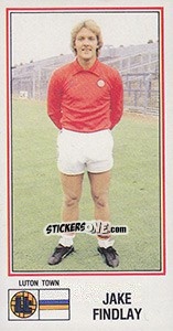 Cromo Jake Findlay - UK Football 1982-1983 n. 136 - Panini