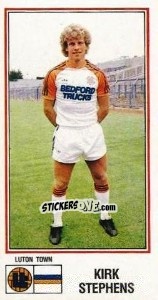 Cromo Kirk Stephens - UK Football 1982-1983 - Panini