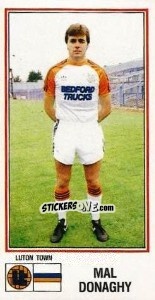 Sticker Mal Donaghy - UK Football 1982-1983 - Panini