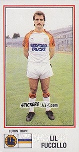 Sticker Lil Fuccillo - UK Football 1982-1983 - Panini