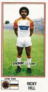 Cromo Ricky Hill - UK Football 1982-1983 - Panini