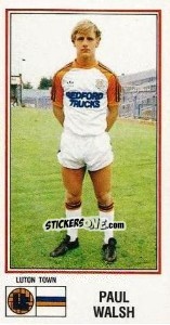 Sticker Paul Walsh - UK Football 1982-1983 - Panini