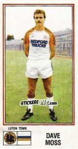 Sticker Dave Moss - UK Football 1982-1983 n. 148 - Panini