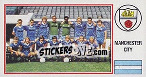 Sticker Team - UK Football 1982-1983 - Panini