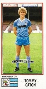 Sticker Tommy Caton - UK Football 1982-1983 - Panini