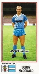 Sticker Bobby McDonald - UK Football 1982-1983 n. 155 - Panini