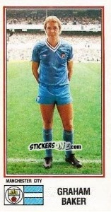 Cromo Graham Baker - UK Football 1982-1983 n. 158 - Panini